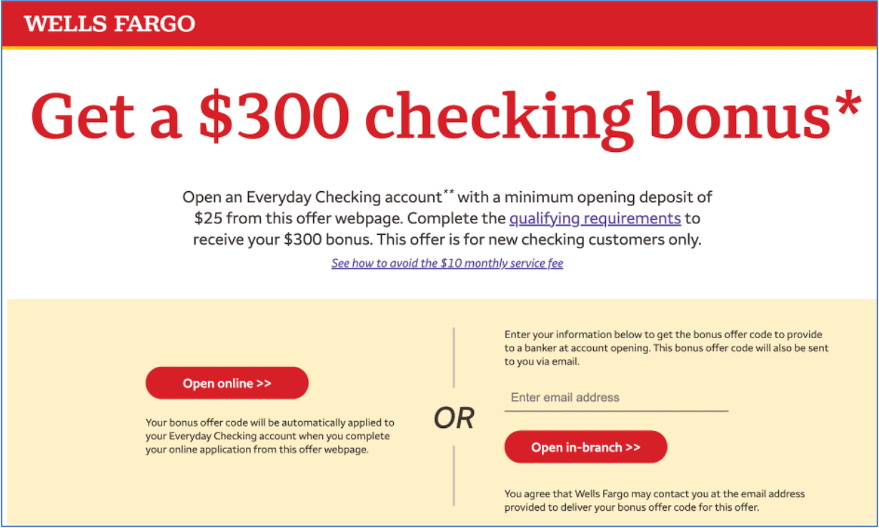 웰스파고 은행(Wells Fargo Bank) 계좌 개설 및 뱅크 보너스 후기 • 코리얼티USA